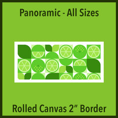 Rolled Canvas Panoramic 2" Border
