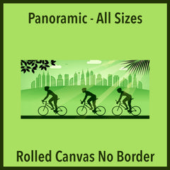 Rolled Canvas Panoramic No extra Border
