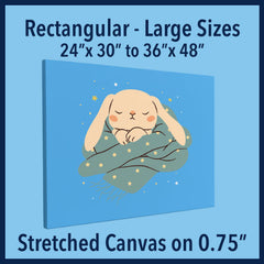 Stretched Canvas Large on 0.75"