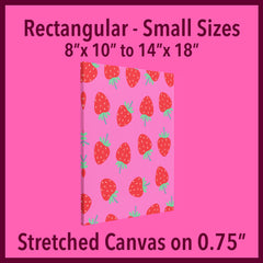 Stretched Canvas Small 0.75"