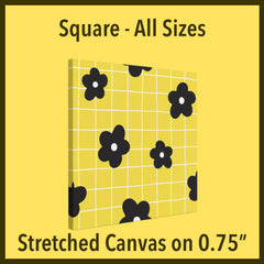Stretched Canvas Square on 0.75"