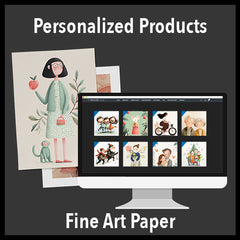 Personalized Product on Fine Art Paper