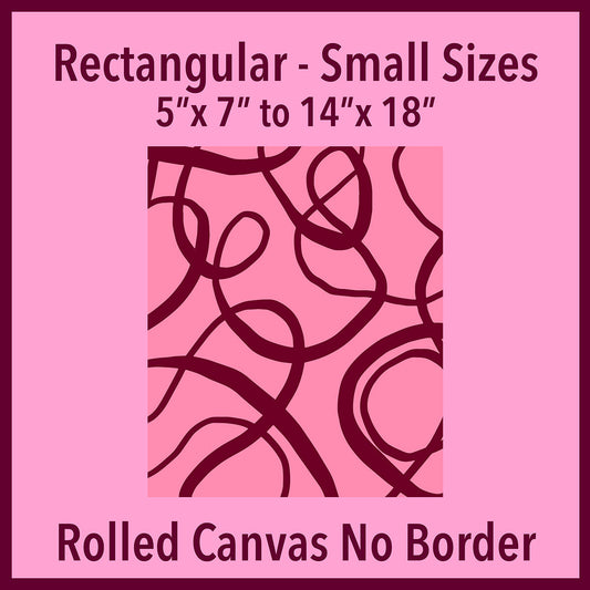 Rolled Canvas Small No Extra Border