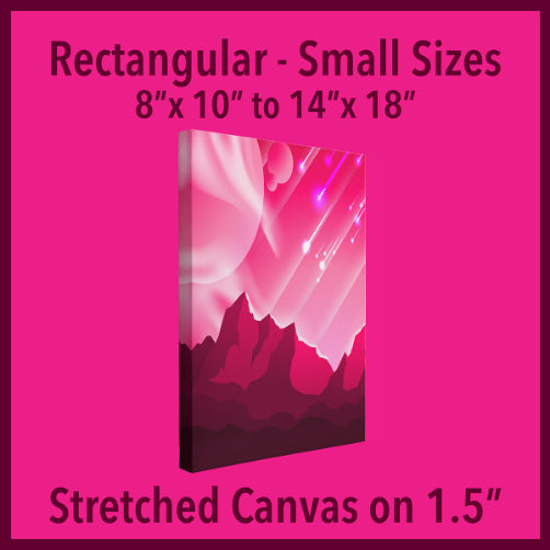 Stretched Canvas Small 1.5"